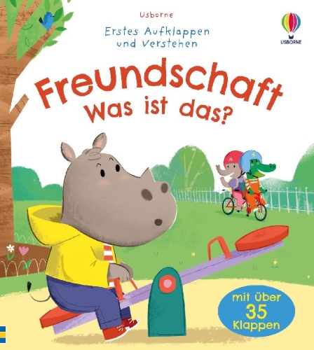 Buchcover und Innenansicht für das Buch: Erstes Aufklappen und Verstehen: Freundschaft - Was ist das?