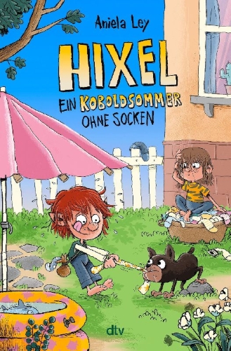 Buchcover und Innenansicht für das Buch: Hixel - Ein Koboldsommer ohne Socken