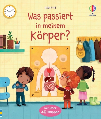 Buchcover und Innenansicht für das Buch: Was passiert in meinem Körper?