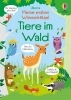 Buchcover und Innenansicht für das Buch: Meine ersten Wimmelrätsel: Tiere im Wald