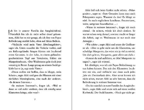 Buchcover und Innenansicht für das Buch: Das Ausgleichskind