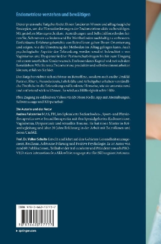 Buchcover und Innenansicht für das Buch: Endometriose verstehen und bewältigen