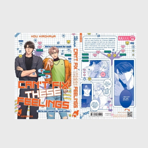Buchcover und Innenansicht für das Buch: Oretachi wa koibito ni muite inai