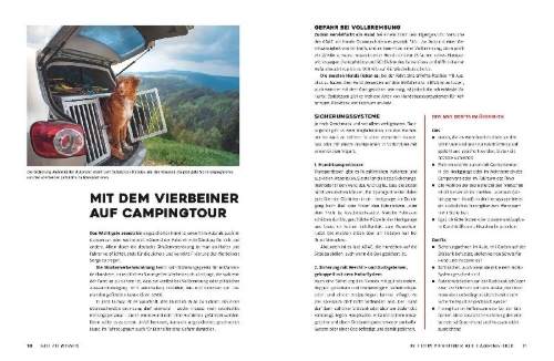 Buchcover und Innenansicht für das Buch: Yes we camp! Camping mit Hund