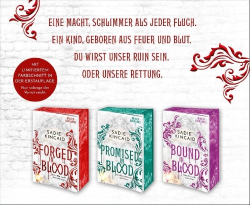 Buchcover und Innenansicht für das Buch: Forged in Blood