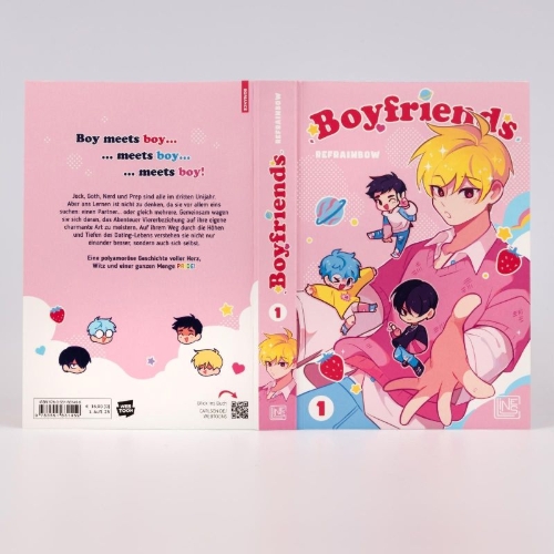 Buchcover und Innenansicht für das Buch: BOYFRIENDS