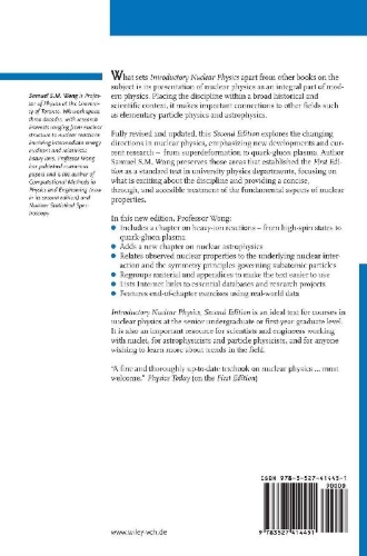 Buchcover und Innenansicht für das Buch: Introductory Nuclear Physics