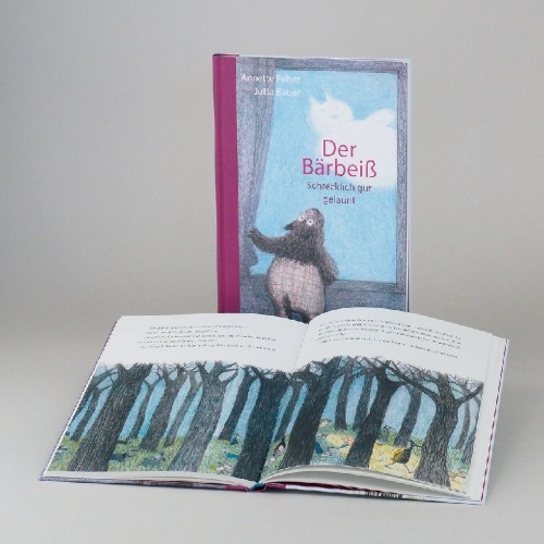 Buchcover und Innenansicht für das Buch: Der Bärbeiß - Schrecklich gut gelaunt