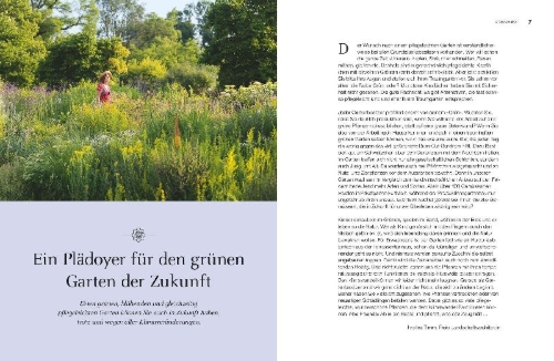Buchcover und Innenansicht für das Buch: Robuste Schönheiten für den Garten