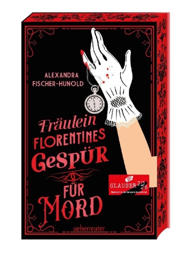 Buchcover und Innenansicht für das Buch: Fräulein Florentines Gespür für Mord