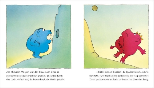 Buchcover und Innenansicht für das Buch: Two Monsters
