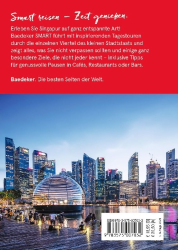 Buchcover und Innenansicht für das Buch: Baedeker SMART Reiseführer Singapur