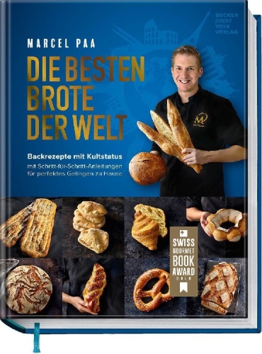Buchcover und Innenansicht für das Buch: Die besten Brote der Welt