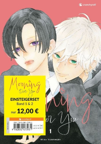 Buchcover und Innenansicht für das Buch: Mooning Over You - Einsteigerset