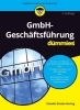 Buchcover und Innenansicht für das Buch: GmbH-Geschäftsführung für Dummies