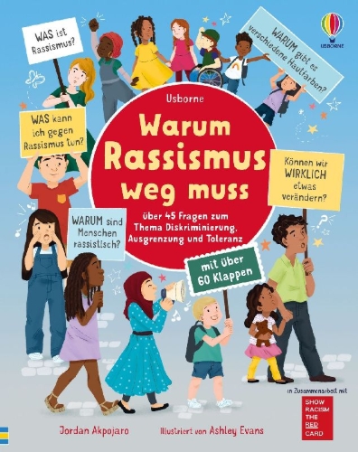 Buchcover und Innenansicht für das Buch: Warum Rassismus weg muss