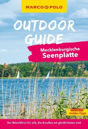 Buchcover und Innenansicht für das Buch: MARCO POLO OUTDOOR GUIDE Reiseführer Mecklenburgische Seenplatte