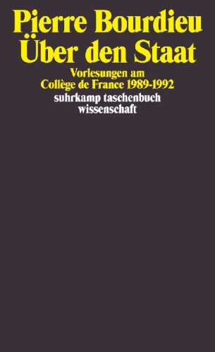 Buchcover und Innenansicht für das Buch: Sur l'état. Cours au Collège de France (1989-1992)