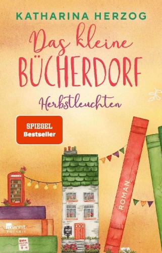 Buchcover und Innenansicht für das Buch: Das kleine Bücherdorf: Herbstleuchten