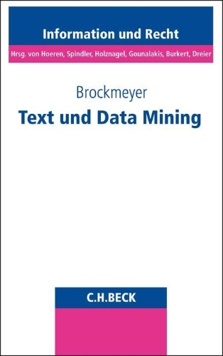 Buchcover und Innenansicht für das Buch: Text und Data Mining