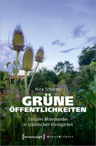Buchcover und Innenansicht für das Buch: Grüne Öffentlichkeiten