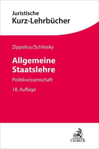 Buchcover und Innenansicht für das Buch: Allgemeine Staatslehre