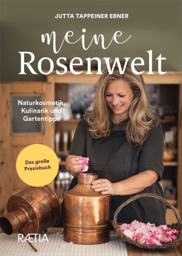 Buchcover und Innenansicht für das Buch: Meine Rosenwelt