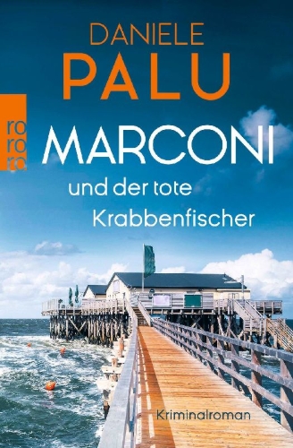 Buchcover und Innenansicht für das Buch: Marconi und der tote Krabbenfischer