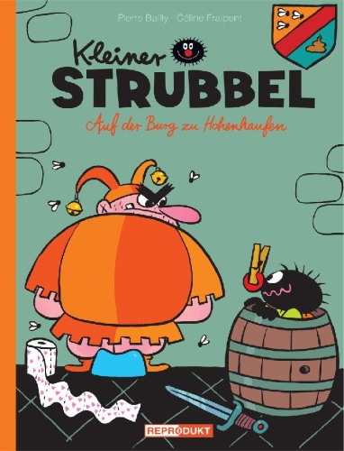 Buchcover und Innenansicht für das Buch: Kleiner Strubbel - Auf der Burg zu Hohenhaufen