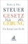 Buchcover und Innenansicht für das Buch: Steuergesetzgebung
