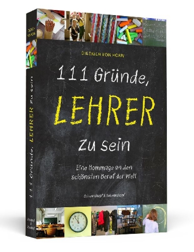 Buchcover und Innenansicht für das Buch: 111 Gründe, Lehrer zu sein