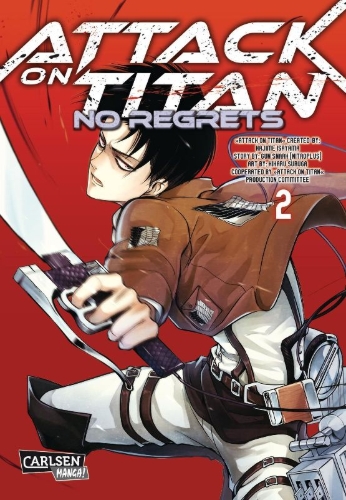 Buchcover und Innenansicht für das Buch: Attack on Titan - No Regrets 2