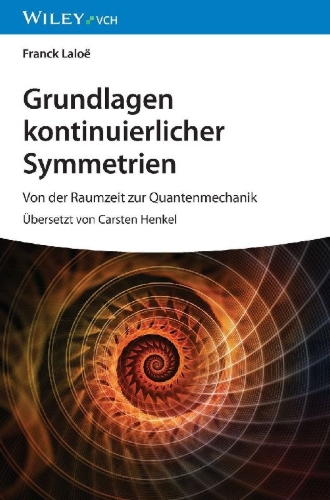 Buchcover und Innenansicht für das Buch: Grundlagen kontinuierlicher Symmetrien