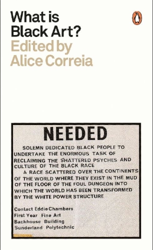 Buchcover und Innenansicht für das Buch: What is Black Art?