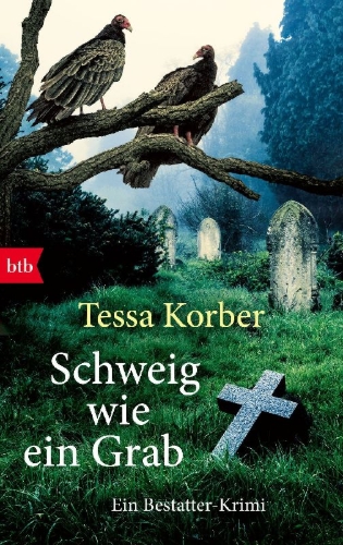 Buchcover und Innenansicht für das Buch: Schweig wie ein Grab