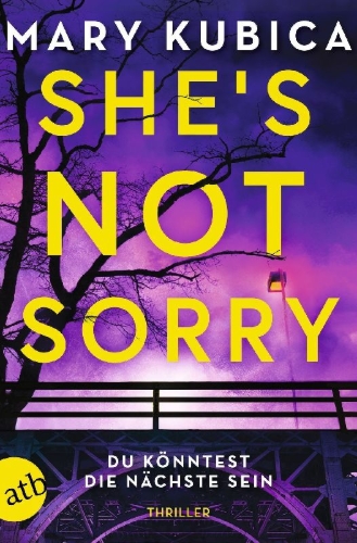 Buchcover und Innenansicht für das Buch: She's Not Sorry