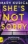Buchcover und Innenansicht für das Buch: She's Not Sorry