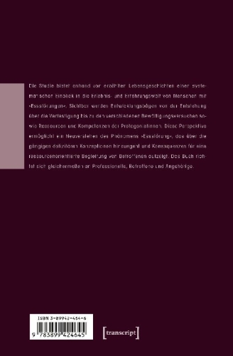 Buchcover und Innenansicht für das Buch: Essstörung