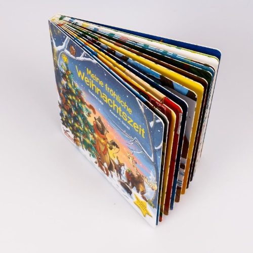 Buchcover und Innenansicht für das Buch: Meine fröhliche Weihnachtszeit