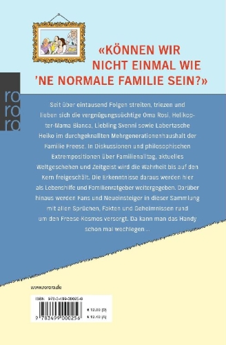 Buchcover und Innenansicht für das Buch: Wir sind die Freeses