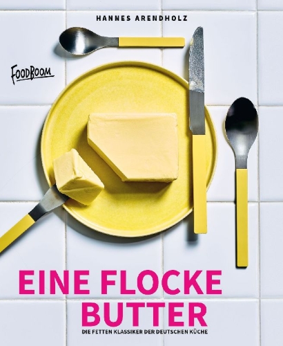 Buchcover und Innenansicht für das Buch: Eine Flocke Butter