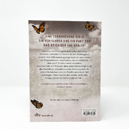 Buchcover und Innenansicht für das Buch: A Court of Mist and Fury