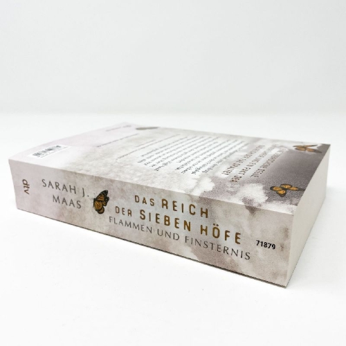 Buchcover und Innenansicht für das Buch: A Court of Mist and Fury