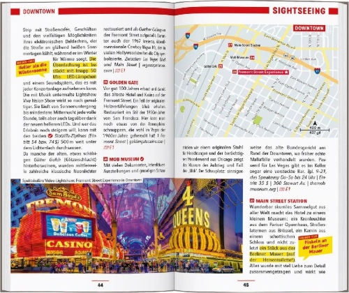 Buchcover und Innenansicht für das Buch: MARCO POLO Reiseführer Las Vegas