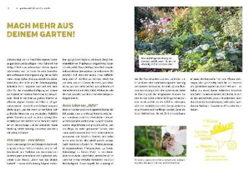 Buchcover und Innenansicht für das Buch: Gartenabfall gibt's nicht