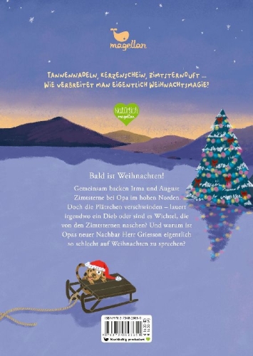 Buchcover und Innenansicht für das Buch: Zimtsternewinter