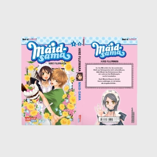 Buchcover und Innenansicht für das Buch: Kaichou wa Maid-sama!