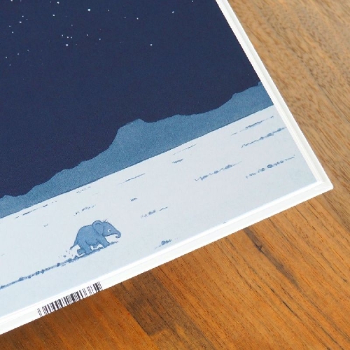 Buchcover und Innenansicht für das Buch: Eddy, der Elefant, der lieber klein bleiben wollte