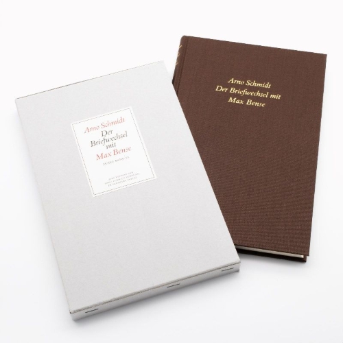 Buchcover und Innenansicht für das Buch: Bargfelder Ausgabe. Briefe von und an Arno Schmidt