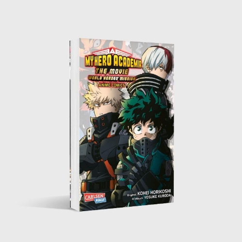 Buchcover und Innenansicht für das Buch: Boku no Hero Academia the Movie: Futari no Hero